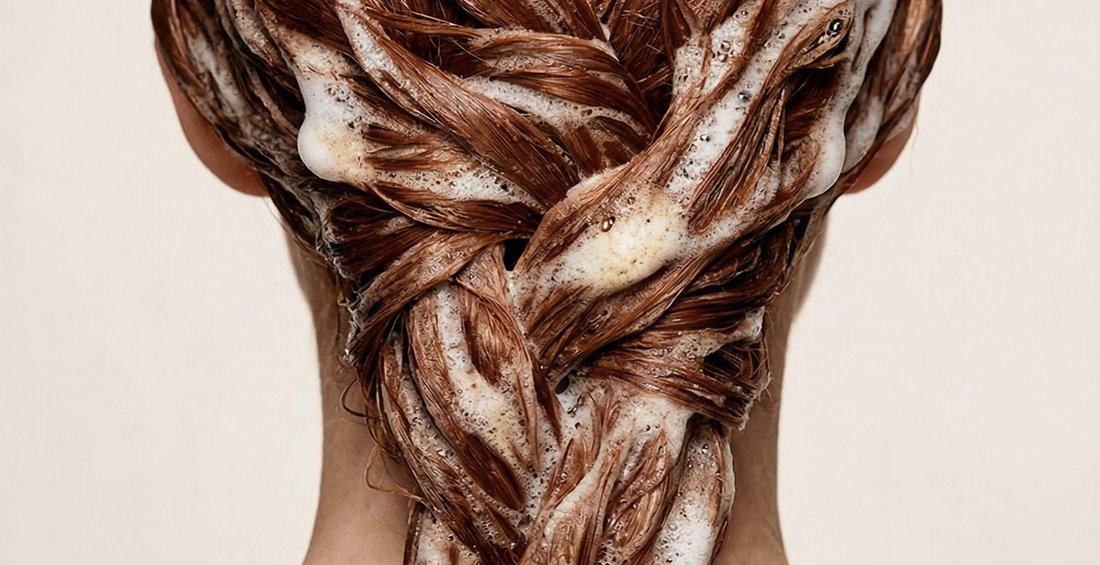 Cabello con espuma
